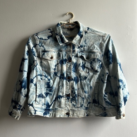 Tie Dye Denim Jacket Joe Fresh 3X - Picture 8 of 9